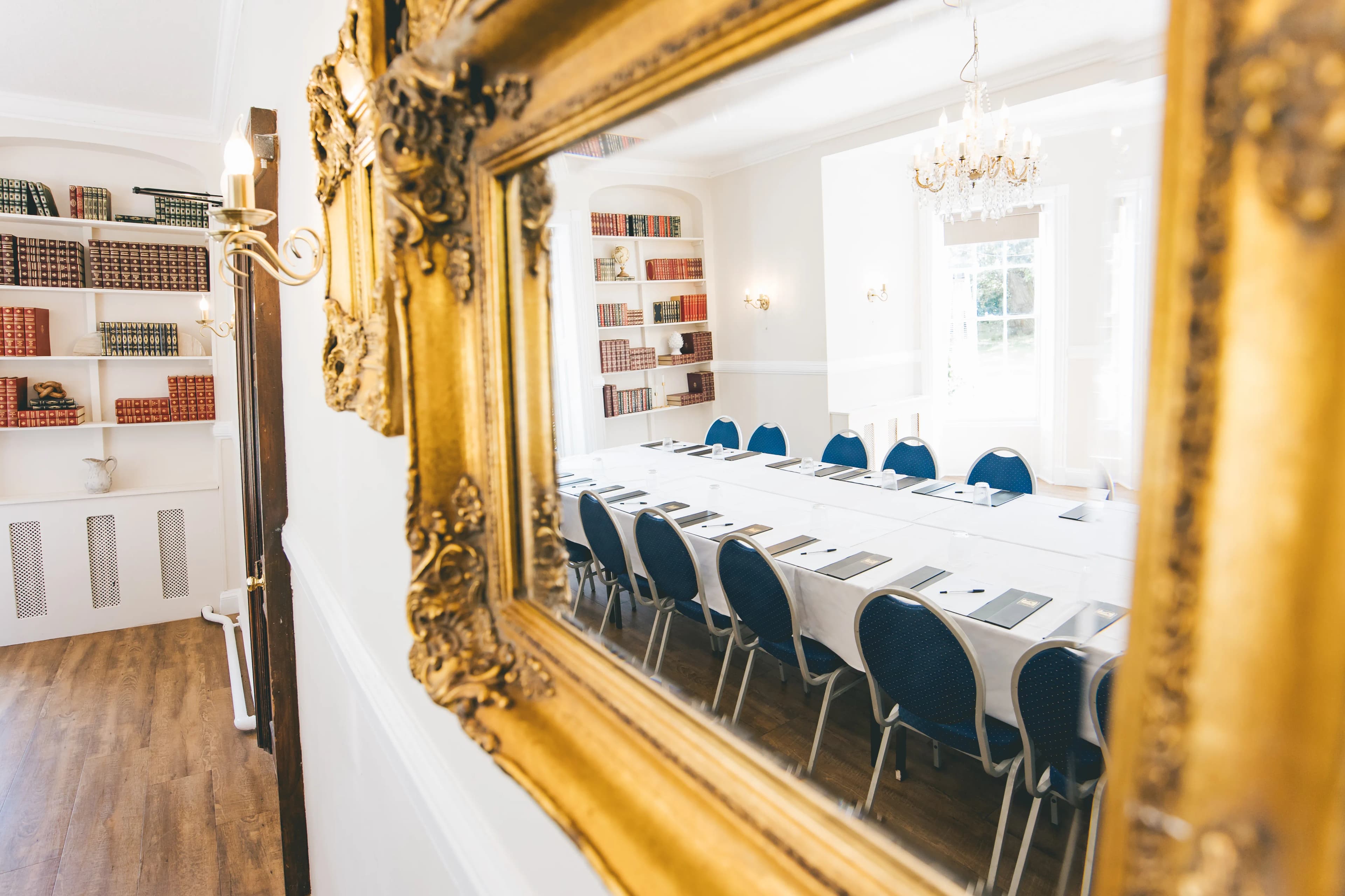 Conservatory meeting room at Woodland Manor Hotel